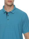 Monte Carlo Men's Sky Blue Dry Fit Polo T-Shirt | Premium Half Sleeve Performance Polo