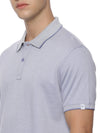 Monte Carlo MC Jaggard Sky Blue Polo T-Shirt for Men | Cotton Regular Fit Polo