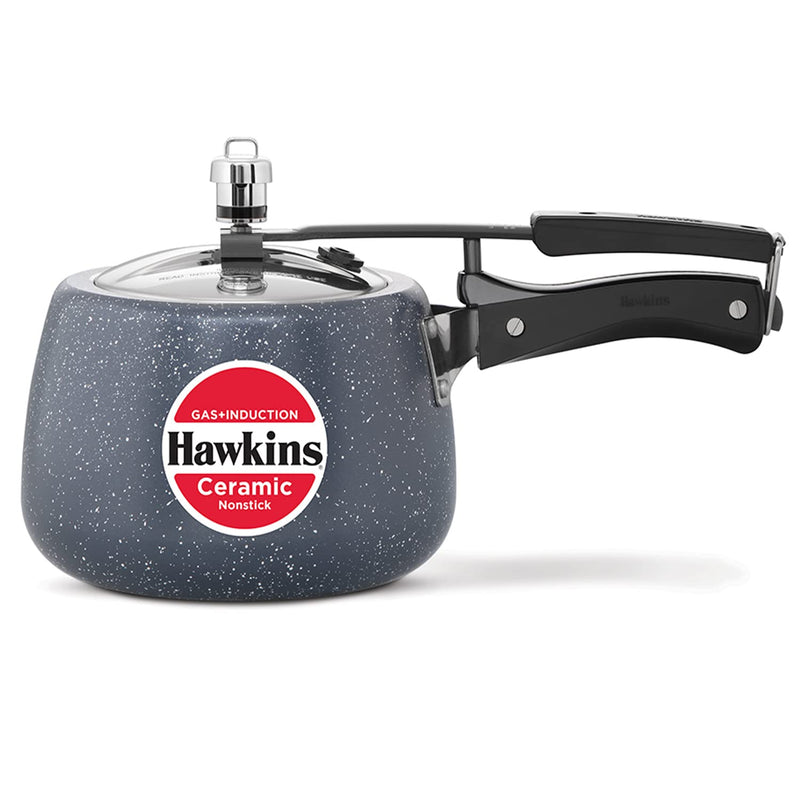 Hawkins 3 Litre Ceramic Nonstick Pressure Cooker – Healthy Cooking | Premium Corporate Kitchen Gift