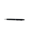 Black & Steel Stylus Ballpoint Pen with Rubber Tip