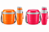 Cello Lunch Express Meal Gift Set – Hot Express 3 Lunch Box & Puro Sports 600 Water Bottle | Corporate Gift Set