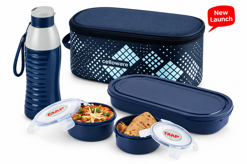 Cello Taurus Gift Set – Insulated Lunch Box & Insulated Water Bottle | Corporate Gift Set