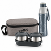 Cello Zion Meal Gift Set – Bite Buddy Lunch Box & Puro Cool X 600 Water Bottle | Corporate Gift Set