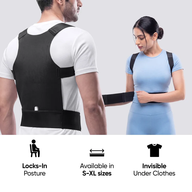 Frido Orthotics Posture Corrector Pro – Adjustable Back & Shoulder Support