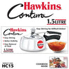 Hawkins Contura 1.5L Pressure Cooker – Compact Curved Body Cookware | Corporate Gifting Essential
