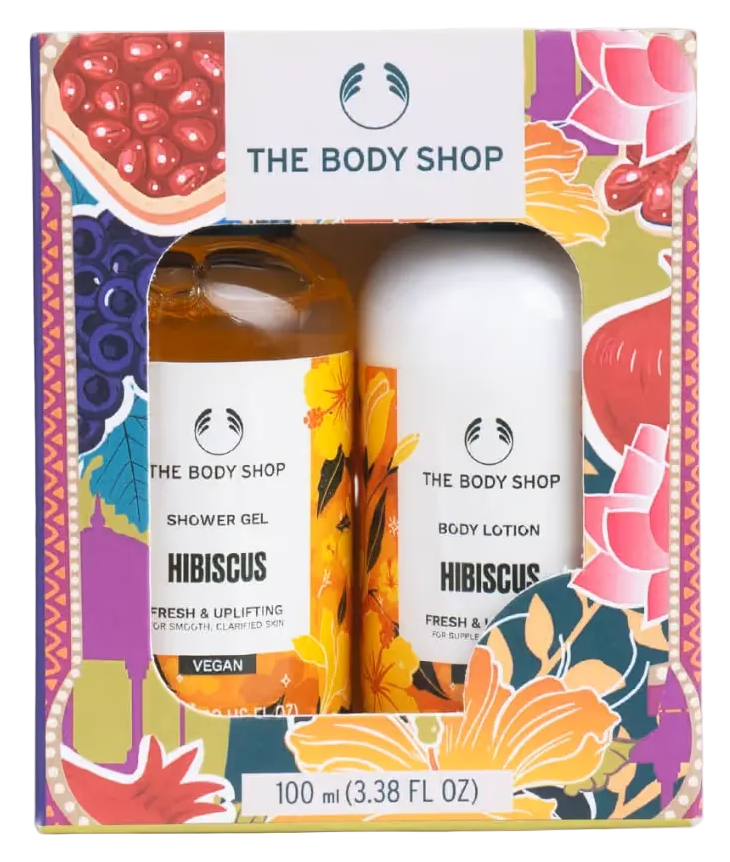 The Body Shop Hibiscus Gift Set – Shower Gel & Body Lotion 50ml Each