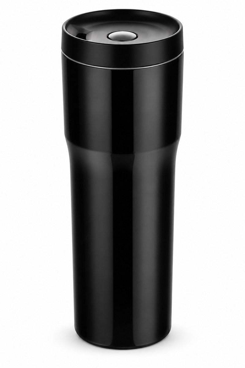 Borosil Hike Tumbler 500 ML Vacuum Insulated Stainless Steel Tumbler – Black