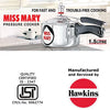 Miss Mary 1.5 Litre Pressure Cooker – Compact Everyday Cookware | Corporate Gifting Essential