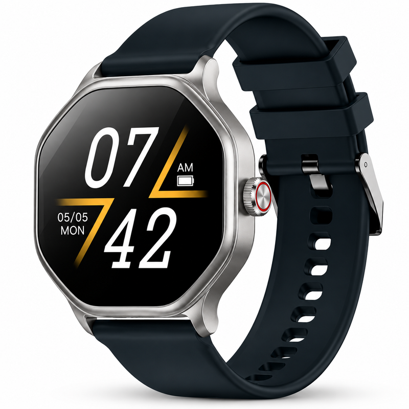 Pebble Hive Calling Smartwatch 1.39" HD Display | Bluetooth Calling, Heart Rate, SpO2 & Multiple Sports Modes
