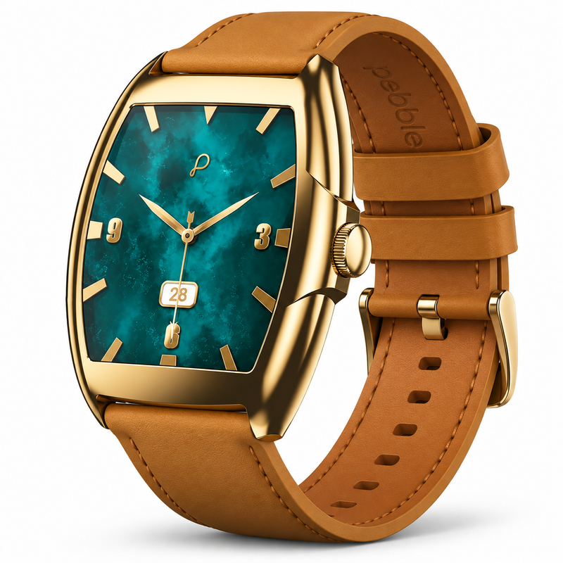 Pebble Regal Luxury Smartwatch 1.77" True HD Display | Bluetooth Calling, Heart Rate Monitoring & Multiple Sports Modes