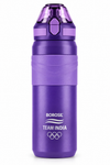 Borosil Adventure 560 ML Vacuum Insulated Stainless Steel Water Bottle – Green, Black & Veri-Peri