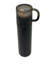 Stainless Steel Thermos Flask with Detachable Cup Lid & Tea Strainer | Travel Bottle | 500ml