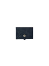 Premium Blue Leatherette Executive Diary Organizer with Metal Button Closure