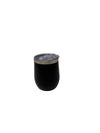 Black Matte Insulated Coffee Mug with Sliding Lid | Double Wall Stainless Steel Desk Mug 350 ml