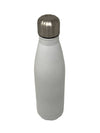 White Stainless Steel Cola Shape Water Bottle | Vacuum Insulated Flask with Steel Cap | 500ml