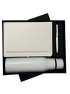 White Executive Diary & Flask Gift Set with Pen | Premium Corporate Gift Box