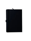 Premium Matte Black Hardcover Notebook with Pen Loop & Elastic Closure
