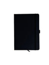 Premium Matte Black Hardcover Notebook with Pen Loop & Elastic Closure