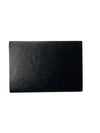 Minimalist Black Faux Leather Portfolio & Notebook Cover