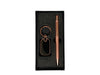 Rose Gold Pen & Keychain Gift Set | Elegant 2-Piece Corporate Gift Box