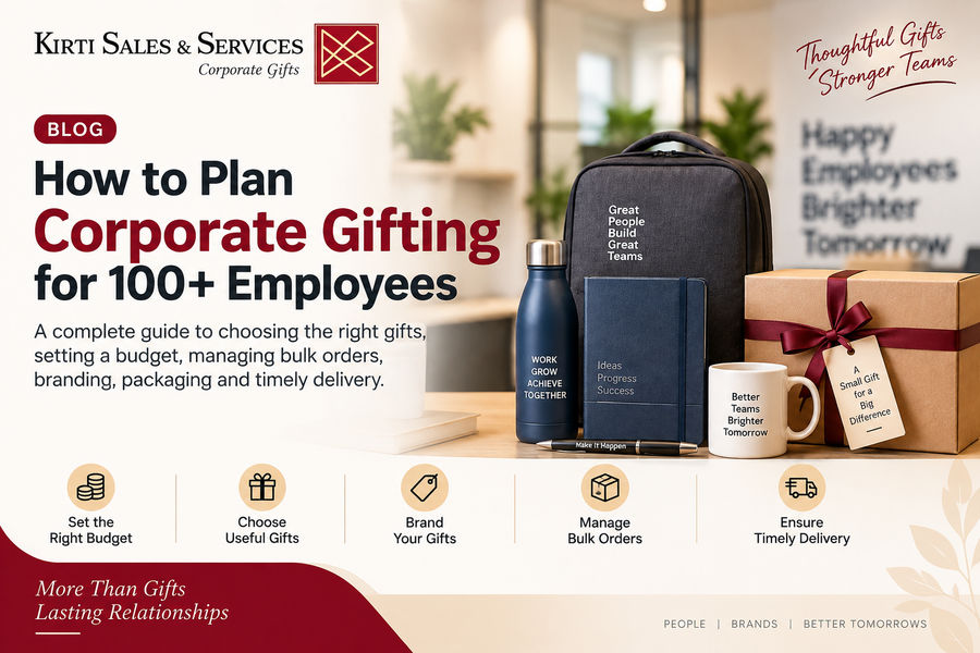 How to Plan Corporate Gifting for 100+ Employees: A Complete Guide