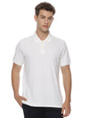 Monte Carlo Men's White Plain Polo T-Shirt | Premium Half Sleeve Cotton Polo