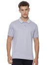 Monte Carlo MC Jaggard Sky Blue Polo T-Shirt for Men | Cotton Regular Fit Polo