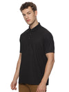 Monte Carlo Men's Dry Fit Black Polo T-Shirt | Premium Performance Half Sleeve Polo