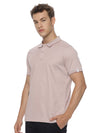 Monte Carlo MC Jaggard Light Brown Polo T-Shirt for Men | Cotton Regular Fit Polo