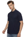 Monte Carlo Men's Navy Blue Dry Fit Polo T-Shirt | Premium Half Sleeve Performance Polo