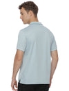Monte Carlo MC Jaggard Green Melange Polo T-Shirt for Men | Cotton Regular Fit Polo