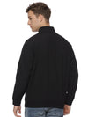 Monte Carlo Men's Bonded Black Fleece Jacket | Full Zip High Neck Winter Jacket