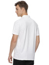 Monte Carlo Men's White Zipper Polo T-Shirt | Premium Half Sleeve Zip Neck Polo