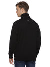 Monte Carlo Men's Black Fleece Jacket | Full Zip High Neck Winter Jacket
