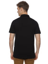 Monte Carlo Men's Black Zipper Polo T-Shirt | Premium Half Sleeve Cotton Zip Neck Polo