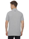 Monte Carlo Men's Light Grey Melange Plain Polo T-Shirt | Premium Half Sleeve Cotton Polo
