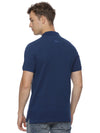 Monte Carlo Men's Steel Blue Plain Polo T-Shirt | Premium Half Sleeve Cotton Polo
