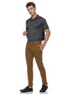 Monte Carlo MC Jaggard Charcoal Grey Polo T-Shirt for Men | Cotton Regular Fit Polo