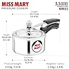 Miss Mary 1.5 Litre Pressure Cooker – Compact Everyday Cookware | Corporate Gifting Essential