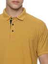 Monte Carlo Men's Mustard Yellow Dry Fit Polo T-Shirt | Premium Half Sleeve Performance Polo