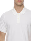 Monte Carlo Men's White Plain Polo T-Shirt | Premium Half Sleeve Cotton Polo