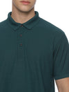 Monte Carlo Men's Dark Teal Dry Fit Polo T-Shirt | Premium Half Sleeve Performance Polo