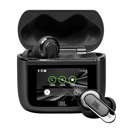 JBL Award Wining Tour Pro 3 Earbuds with ANC 2.0, Hi-Res LDAC Audio,Dual Drivers with Spatial 360 Sound, 6 Mics - Perfect Calls with Crystal AI,Smart Charging Case, BT 5.3 Auracast, Low Latency, Black