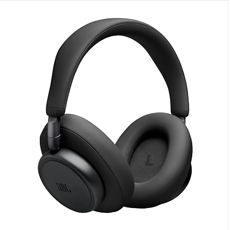 JBL New Live 780NC, Advanced Noise Cancellation 2.0 Wireless Headphones, Latest Technology (BT 6.0, Auracast, Hi-Res, LDAC, Spatial Sound, 6-mic, AI-Trained Algo) 80H Battery, Black