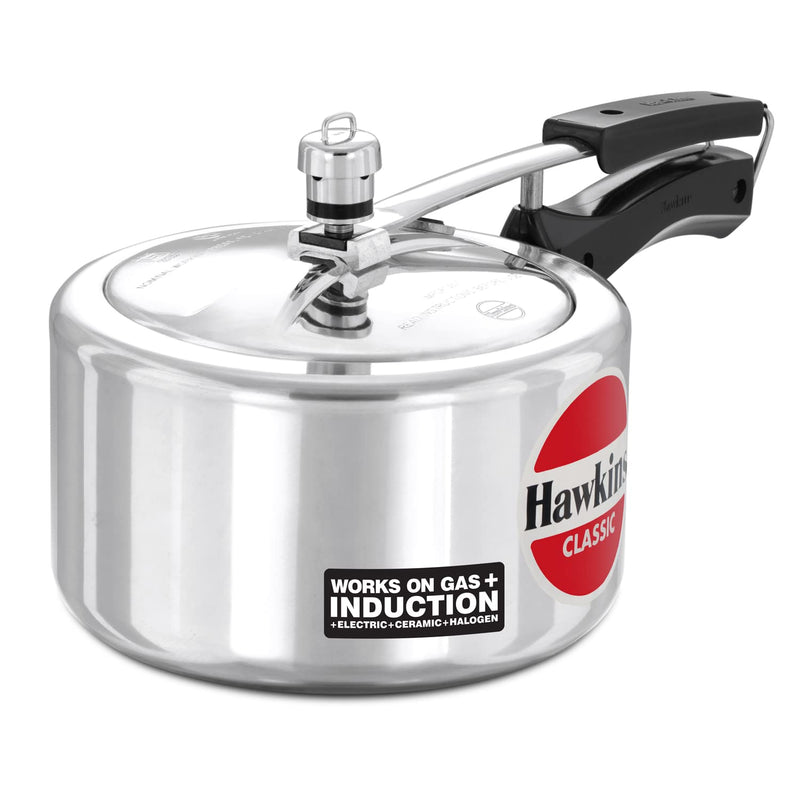Hawkins 3 Litre Classic Pressure Cooker – Durable Aluminium Cookware | Corporate Kitchen Gift