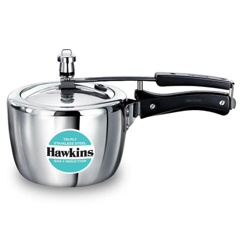 Hawkins 2.5 Litre Tri-Ply Stainless Steel Pressure Cooker – Induction Compatible | Premium Corporate Kitchen Gift