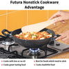 Hawkins Futura Nonstick Kadhai 2.5 L (26 cm, 3.25 mm) – Hard Anodised Cookware | Corporate Gift Essential