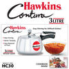 Hawkins 3 Litre Contura Pressure Cooker – Curved Body Design | Premium Corporate Kitchen Gift