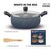 Hawkins Ceramic Nonstick Handi with Glass Lid – Healthy Cooking Cookware | Premium Corporate Gift