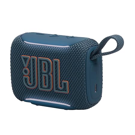 JBL Go 5 Portable Bluetooth Speaker with Pro Sound & Deep Bass, Ambient Edge Lighting, Upto 10 Hours Playtime, IP68 Waterproof, AirTouch Pairing, Auracast, USB-C Lossless Audio